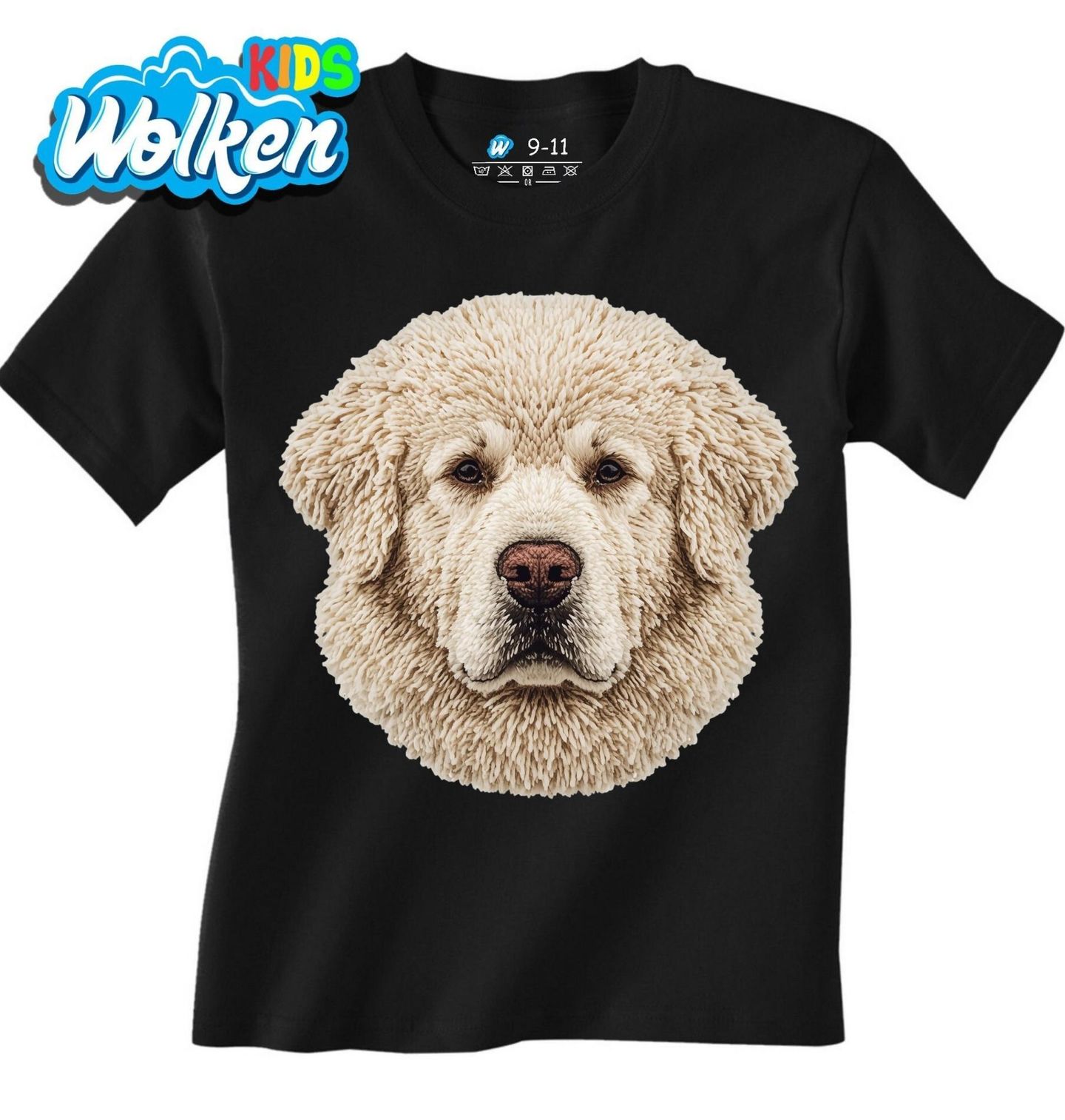 Dětské tričko Háčkovaná Bílá Tibetská doga.jpg