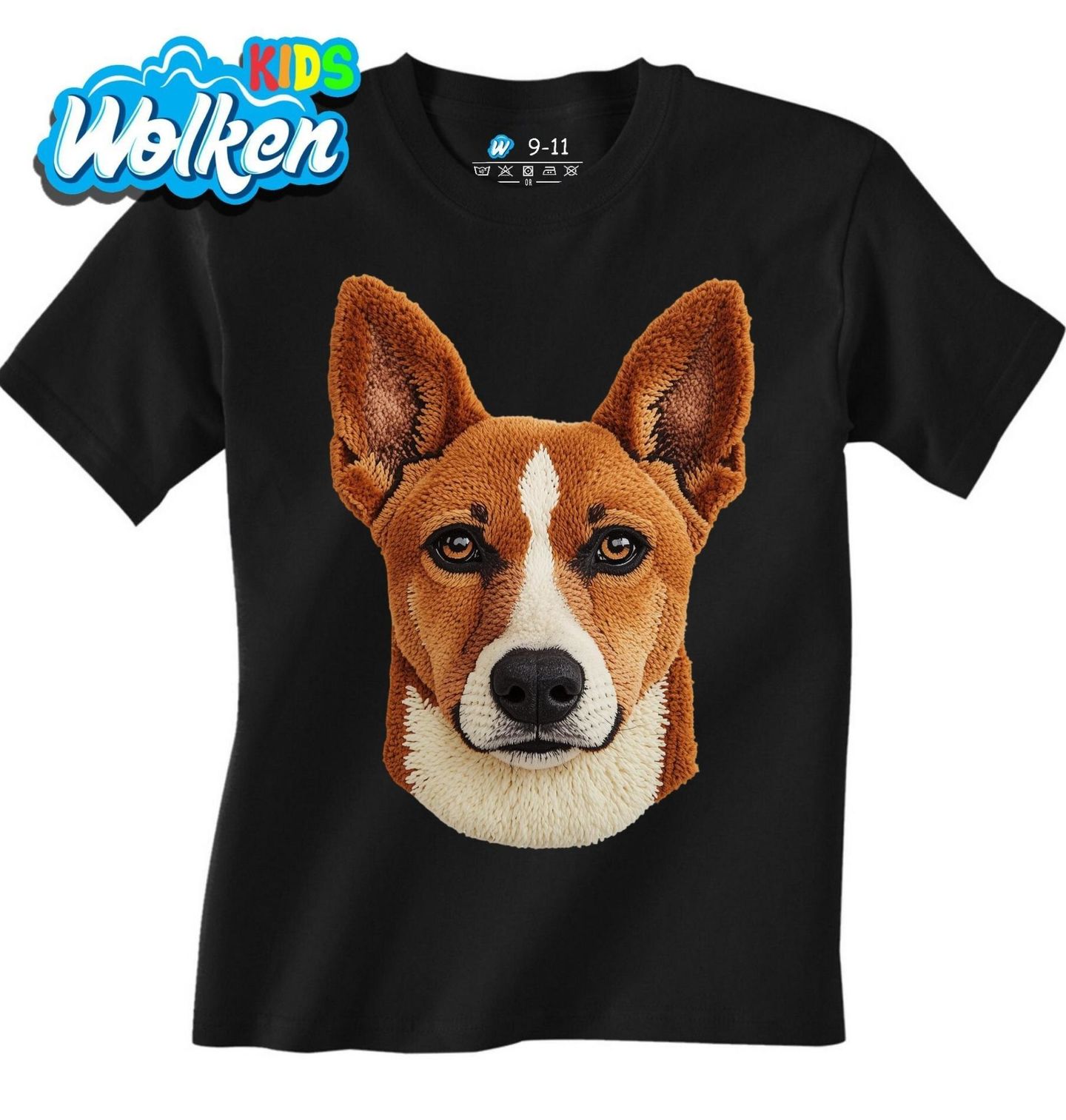 Dětské tričko Háčkovaný Basenji.jpg