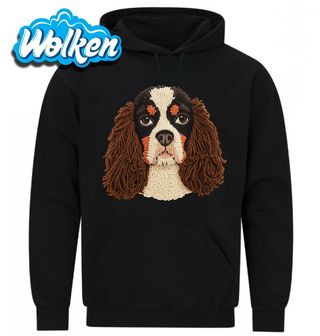 Mikina Háčkovaný Kavalír king Charles španěl.jpg