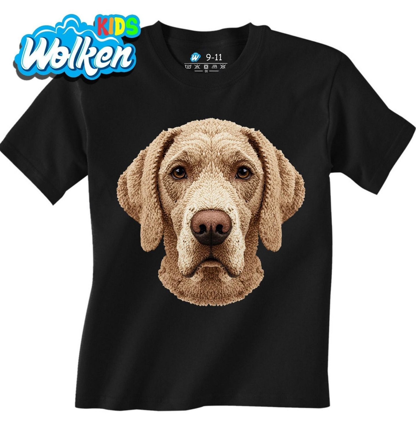 Dětské tričko Háčkovaný Výmarský ohař.jpg