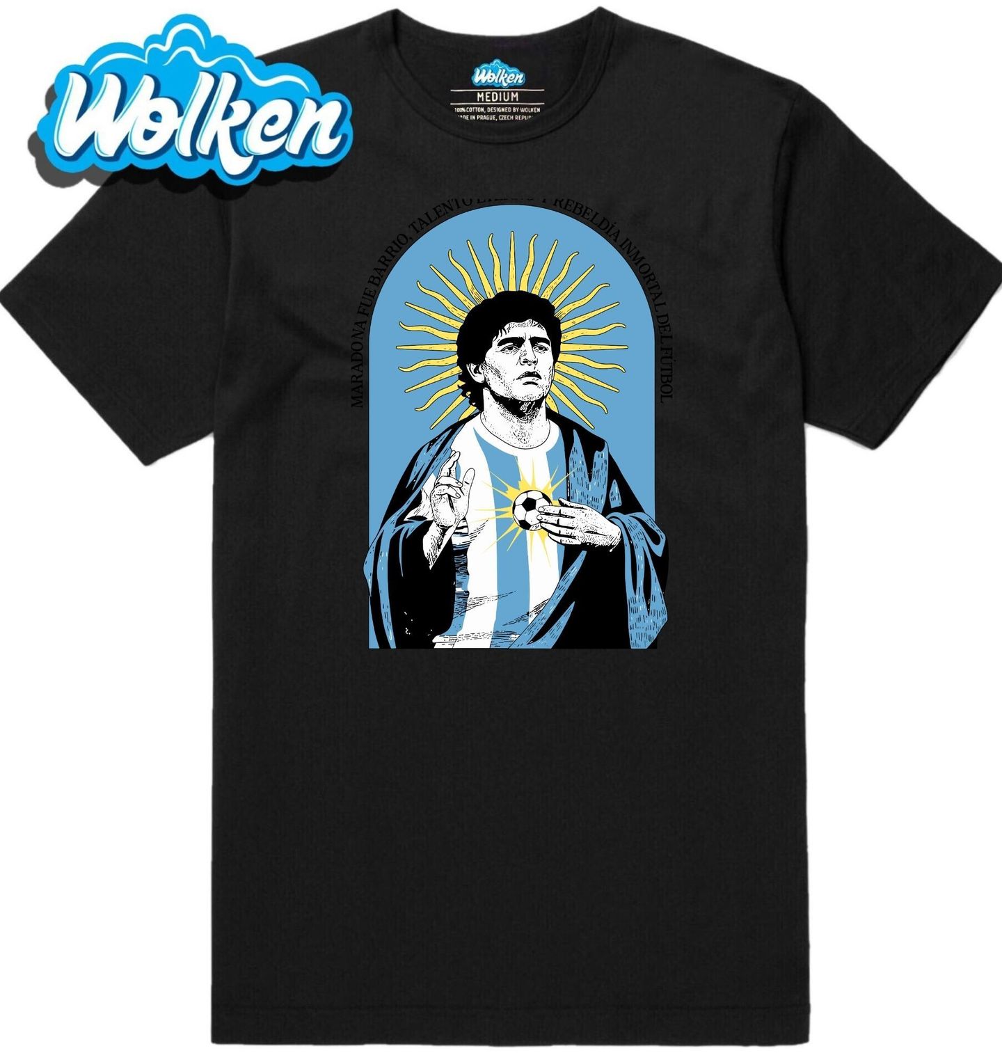 Pánské tričko Bůh Fotbalu Diego Maradona.jpg