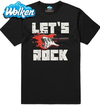 Pánské tričko Elektrická Kytara Let’s Rock.jpg