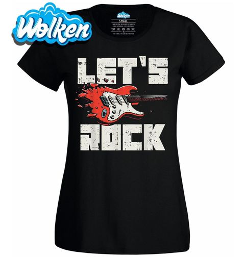 Obrázek produktu Dámské tričko Elektrická Kytara Let’s Rock