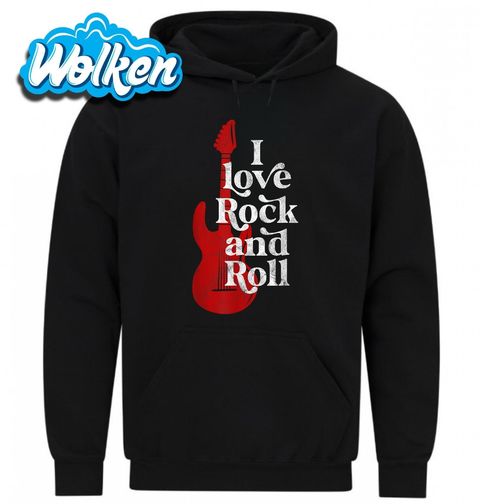 Obrázek produktu Pánská mikina Miluju Rock and Roll I Love Rock and Roll