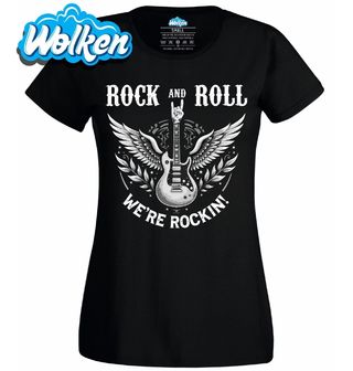 Dámské tričko Kytara s Křídly We’re Rockin!.jpg