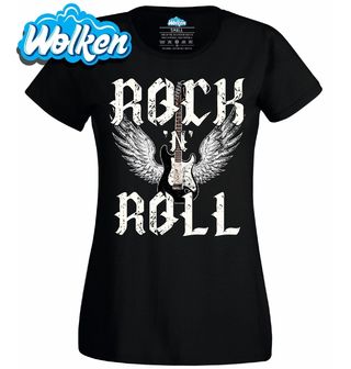 Dámské tričko Elektrická Kytara Rock ’n’ Roll.jpg