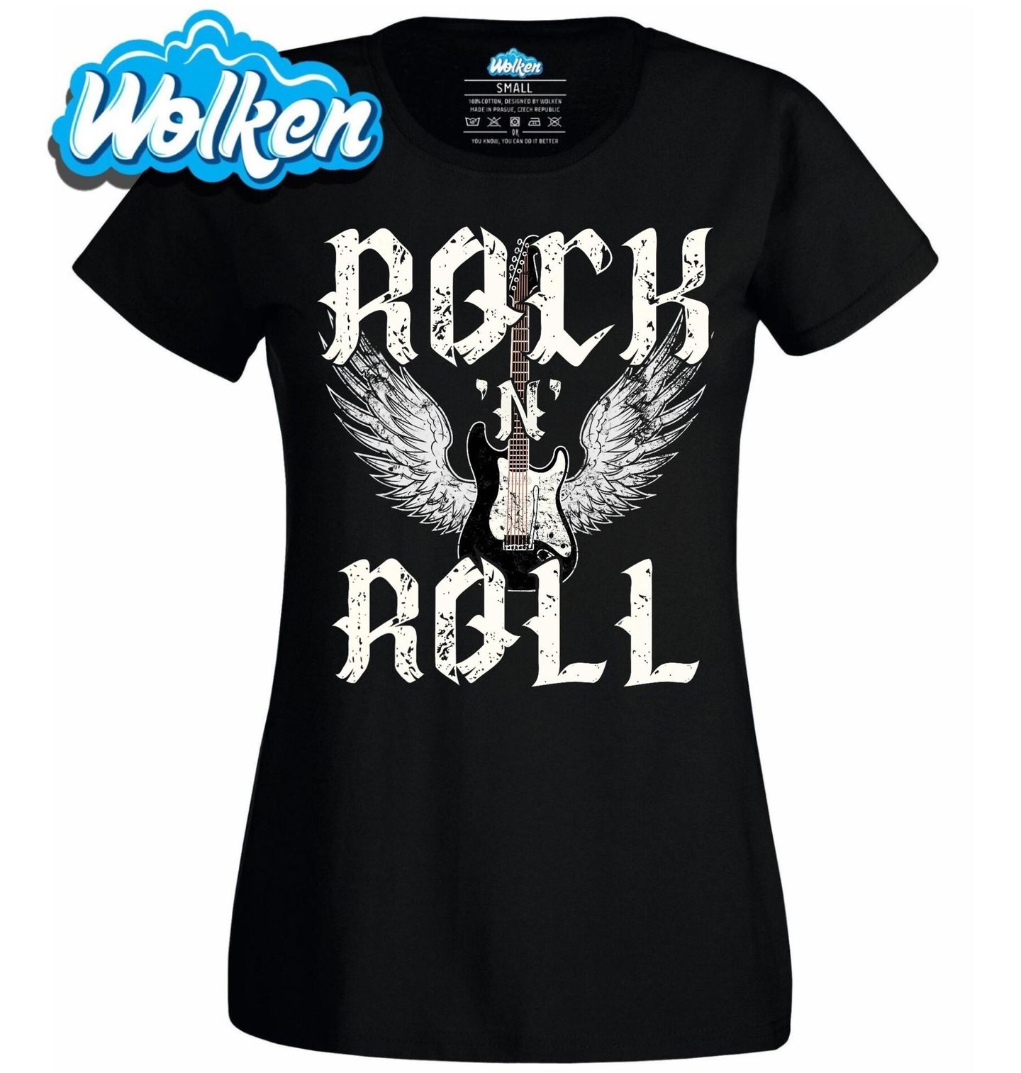 Dámské tričko Elektrická Kytara Rock ’n’ Roll.jpg