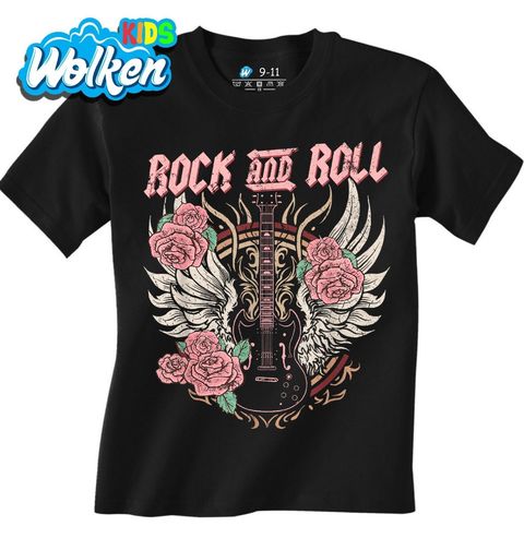 Obrázek produktu Dětské tričko Kytara mezi Růžemi Rock and Roll Roses