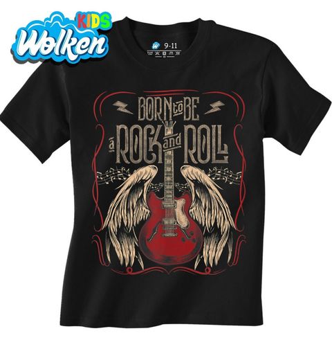 Obrázek produktu Dětské tričko Zrozen pro Rock and Roll Born to Be a Rock and Roll