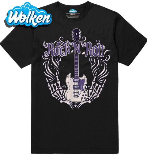 Obrázek produktu Pánské tričko Temná Kytara Rock N Rollu