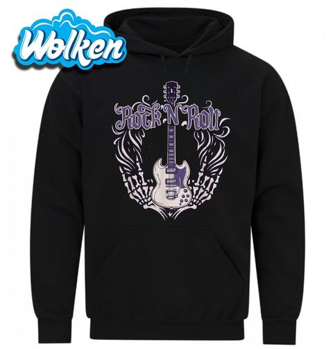 Obrázek produktu Pánská mikina Temná Kytara Rock N Rollu