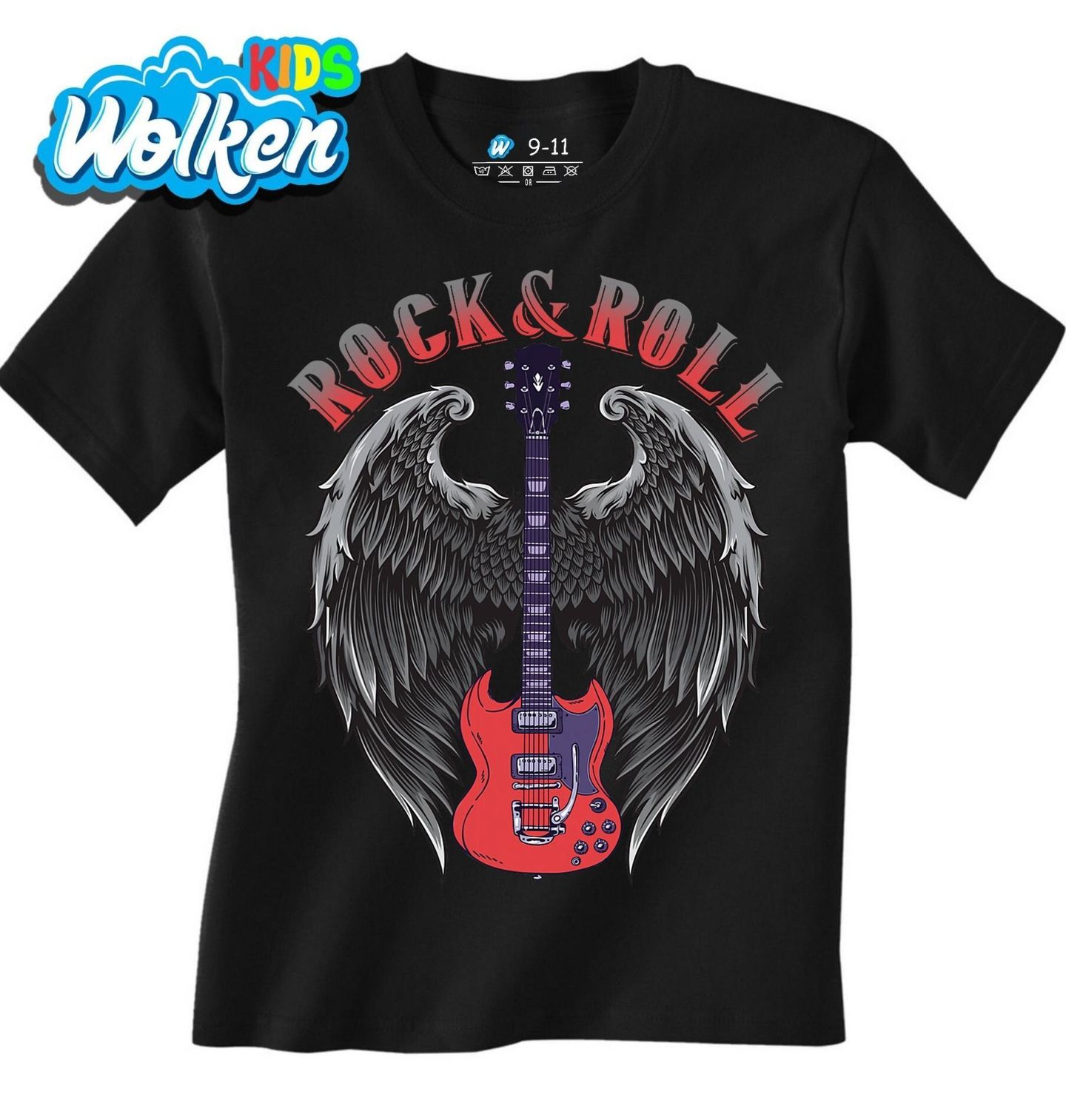 Dětské tričko Andělská Kytara Rock & Roll.jpg