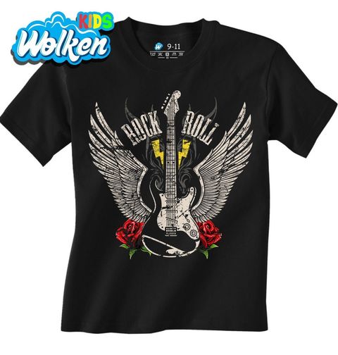 Obrázek produktu Dětské tričko Kytara s Křídly Rock and Roll Wings