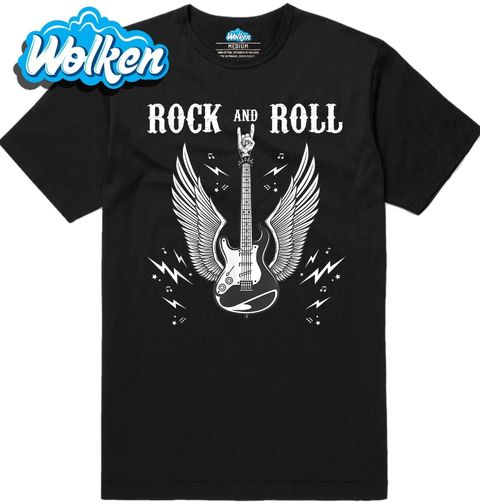 Obrázek produktu Pánské tričko Andělská Kytara Rock and Rollu