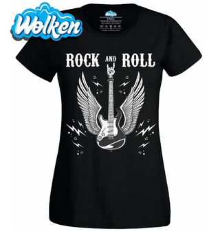 Dámské tričko Andělská Kytara Rock and Rollu.jpg