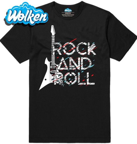 Obrázek produktu Pánské tričko Elektrická Kytara Glitch Rock and Rollu