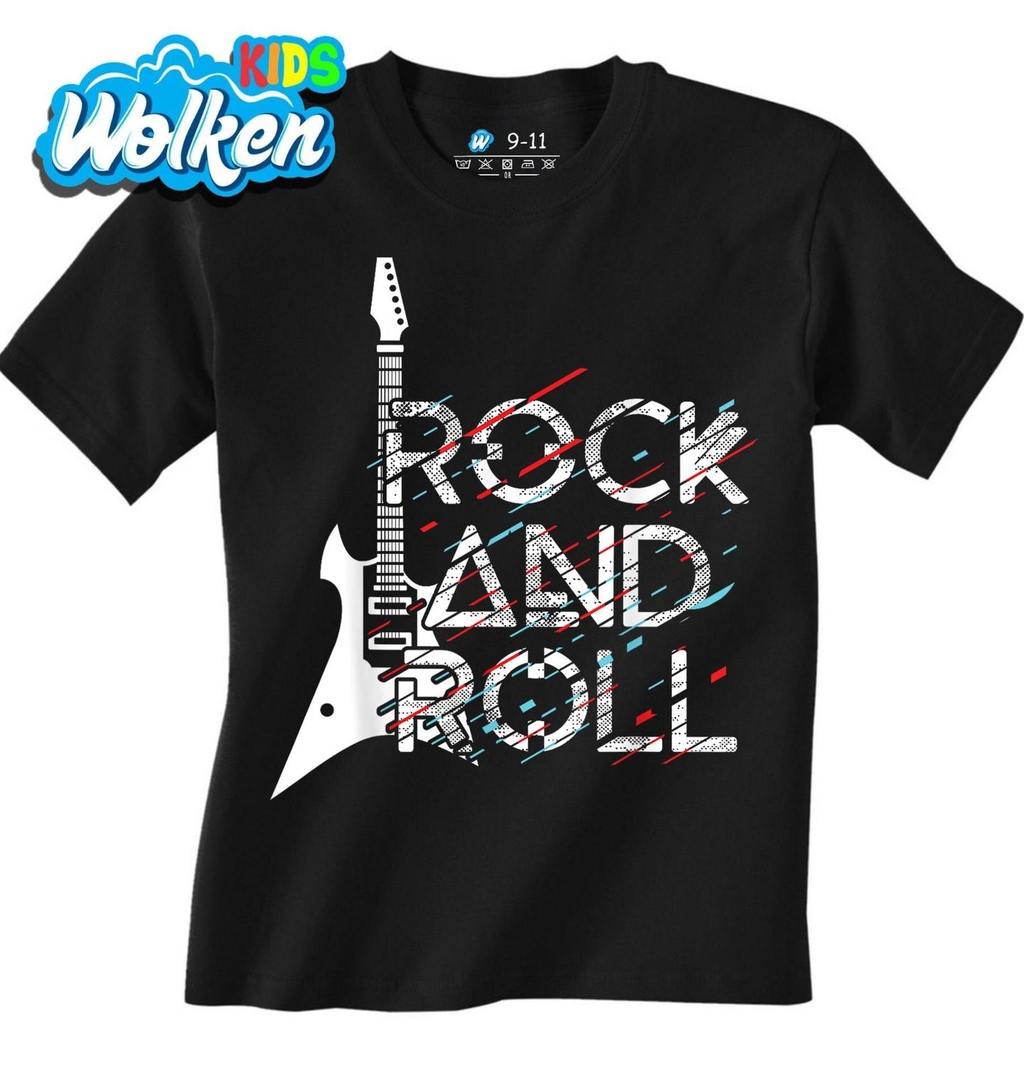 Dětské tričko Elektrická Kytara Glitch Rock and Rollu.jpg