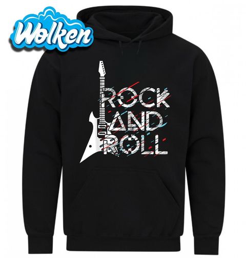 Obrázek produktu Pánská mikina Elektrická Kytara Glitch Rock and Rollu