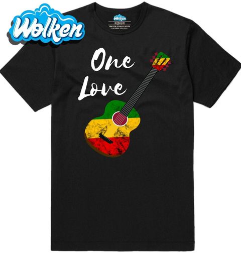 Obrázek produktu Pánské tričko Rasta Kytara One Love