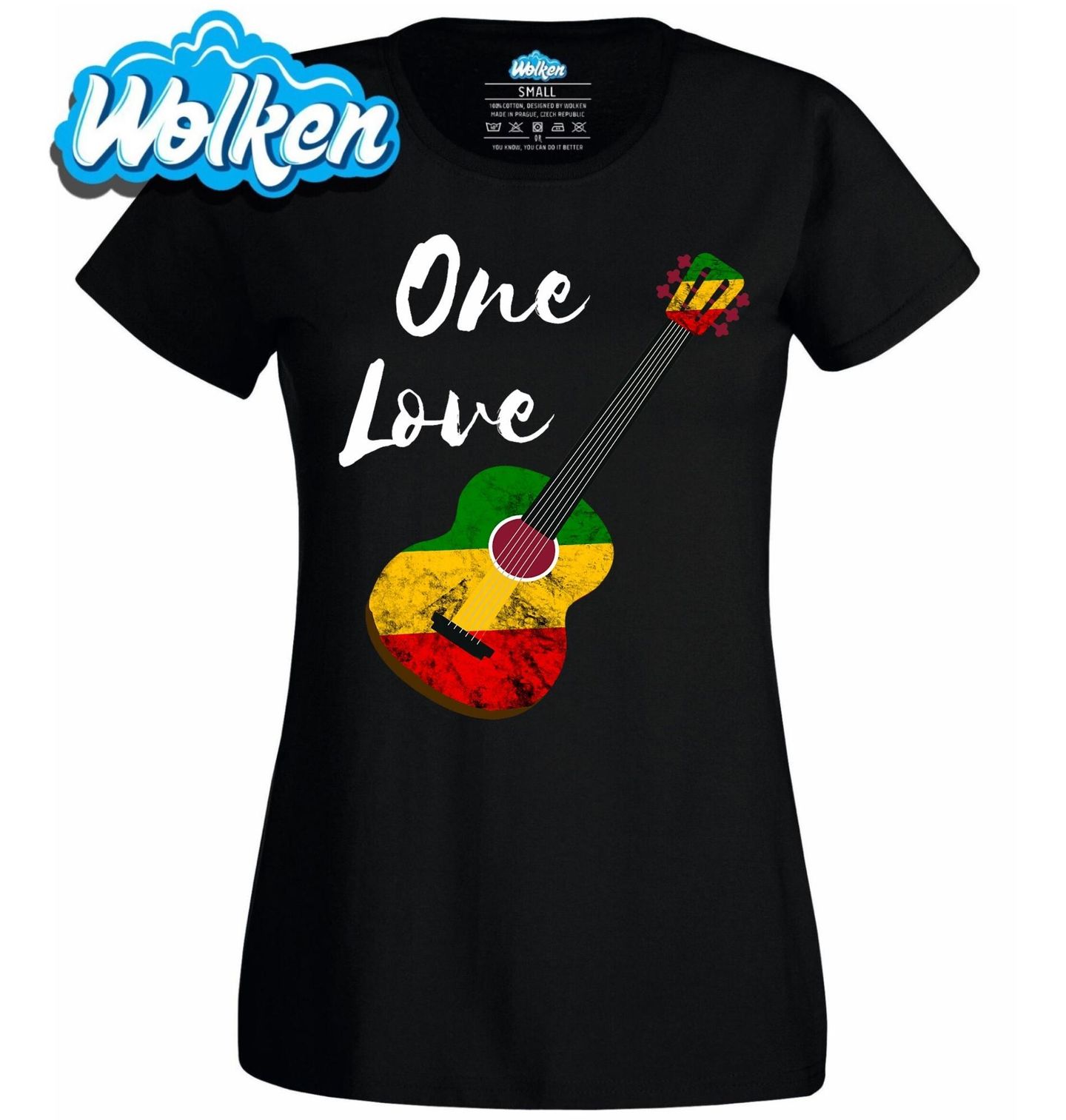 Dámské tričko Rasta Kytara One Love.jpg