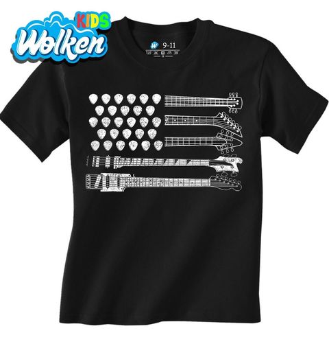 Obrázek produktu Dětské tričko Americká Vlajka z Kytar USA Flag