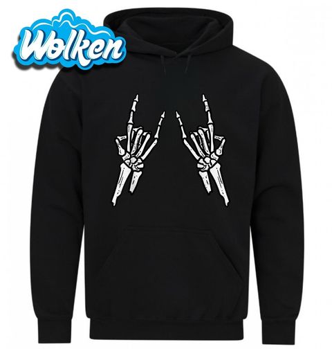 Obrázek produktu Pánská mikina Rockový Kostlivec Rock On