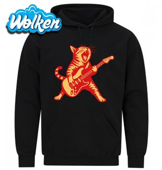 Mikina Řvoucí Kočka Rock and Roll.jpg