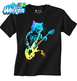 Dětské tričko Neonová Kočka na Pódiu.jpg