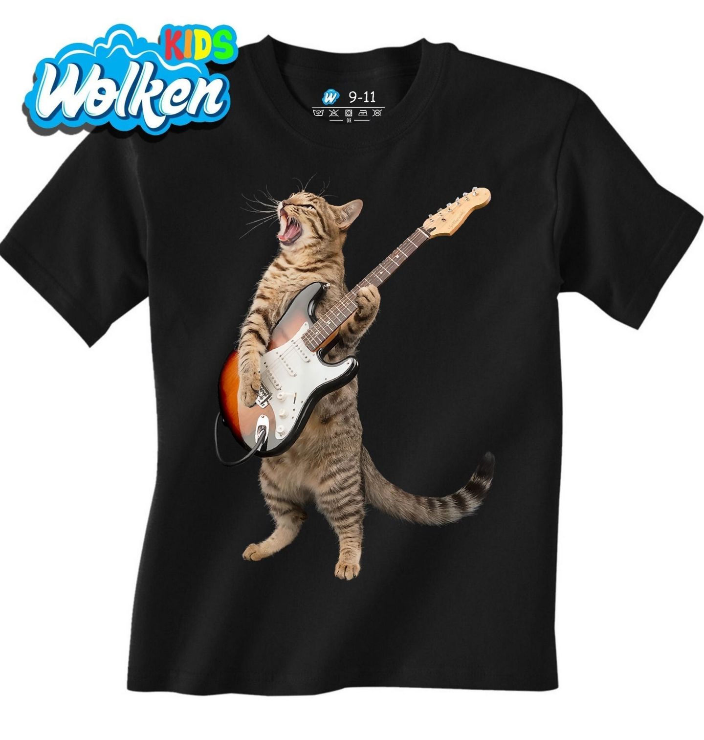 Dětské tričko Mourovatá Kočka s Elektrickou Kytarou.jpg