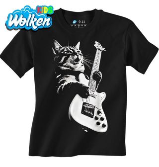Dětské tričko Kočka s Kytarou.jpg