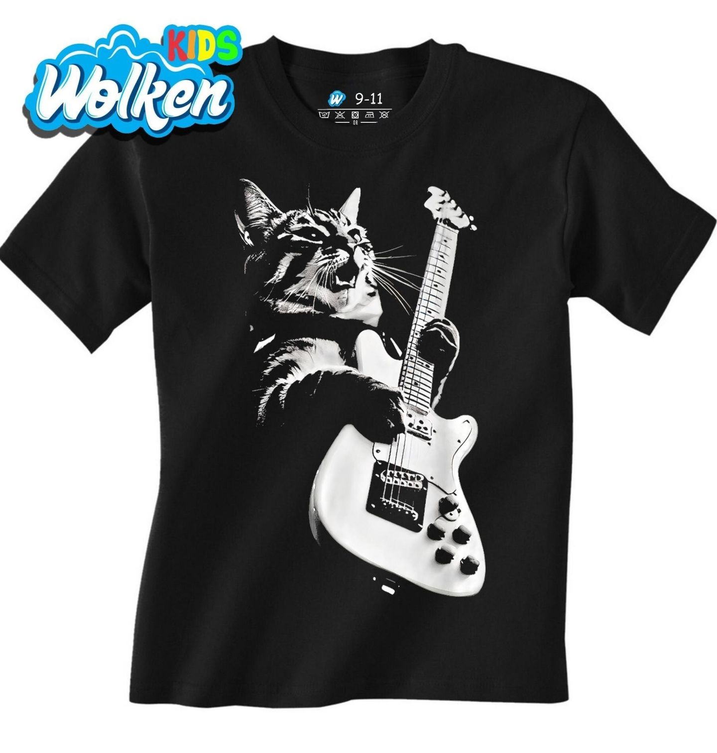 Dětské tričko Kočka s Kytarou.jpg