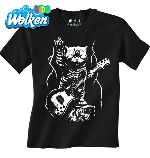 Obrázek produktu Dětské tričko Divoká Kočka Rockerka