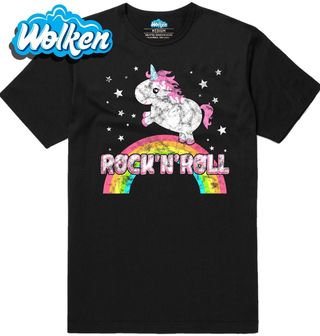 Pánské tričko Vintage Jednorožec na Duze Rock’n’Roll.jpg