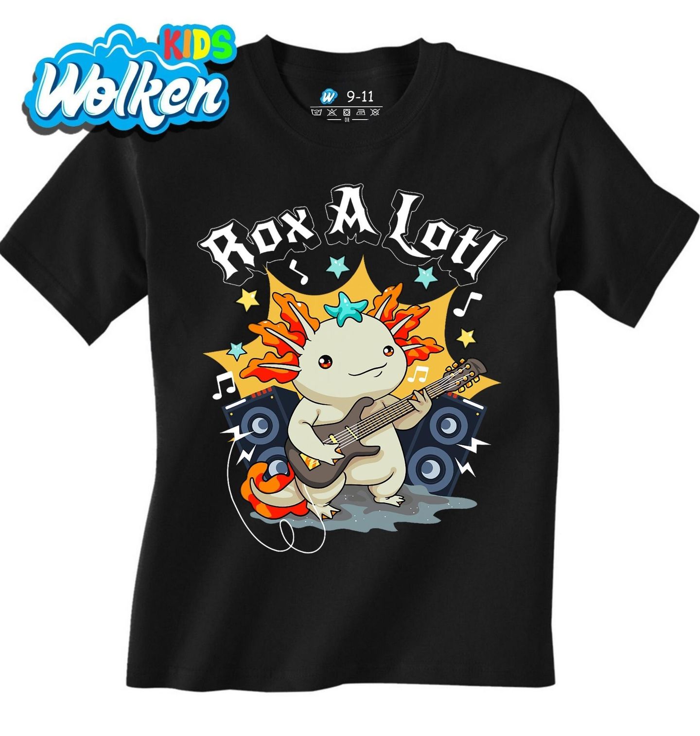 Dětské tričko Rockový Axolotl Rox A Lotl.jpg