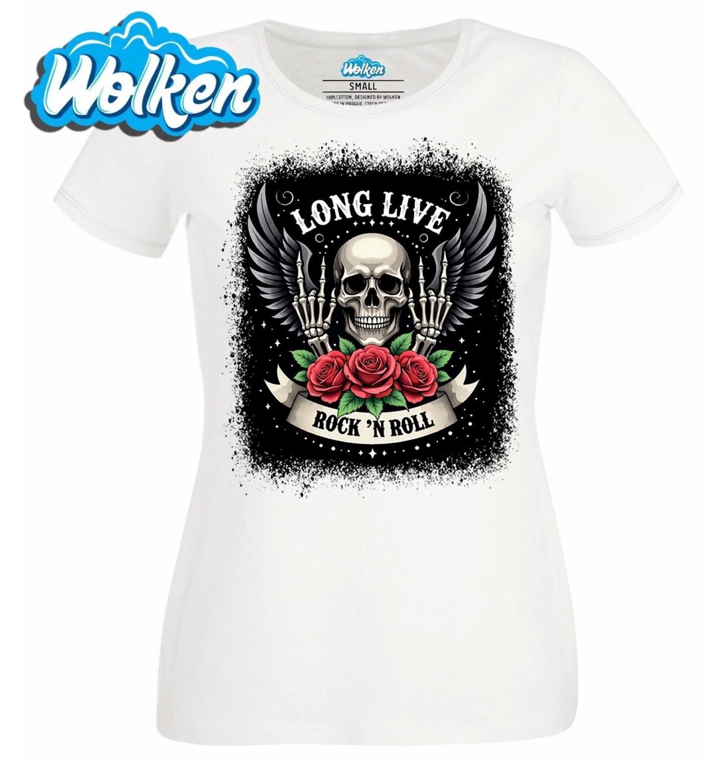 Dámské tričko  Nesmrtelný Rocker Long Live Rock and Roll.jpg