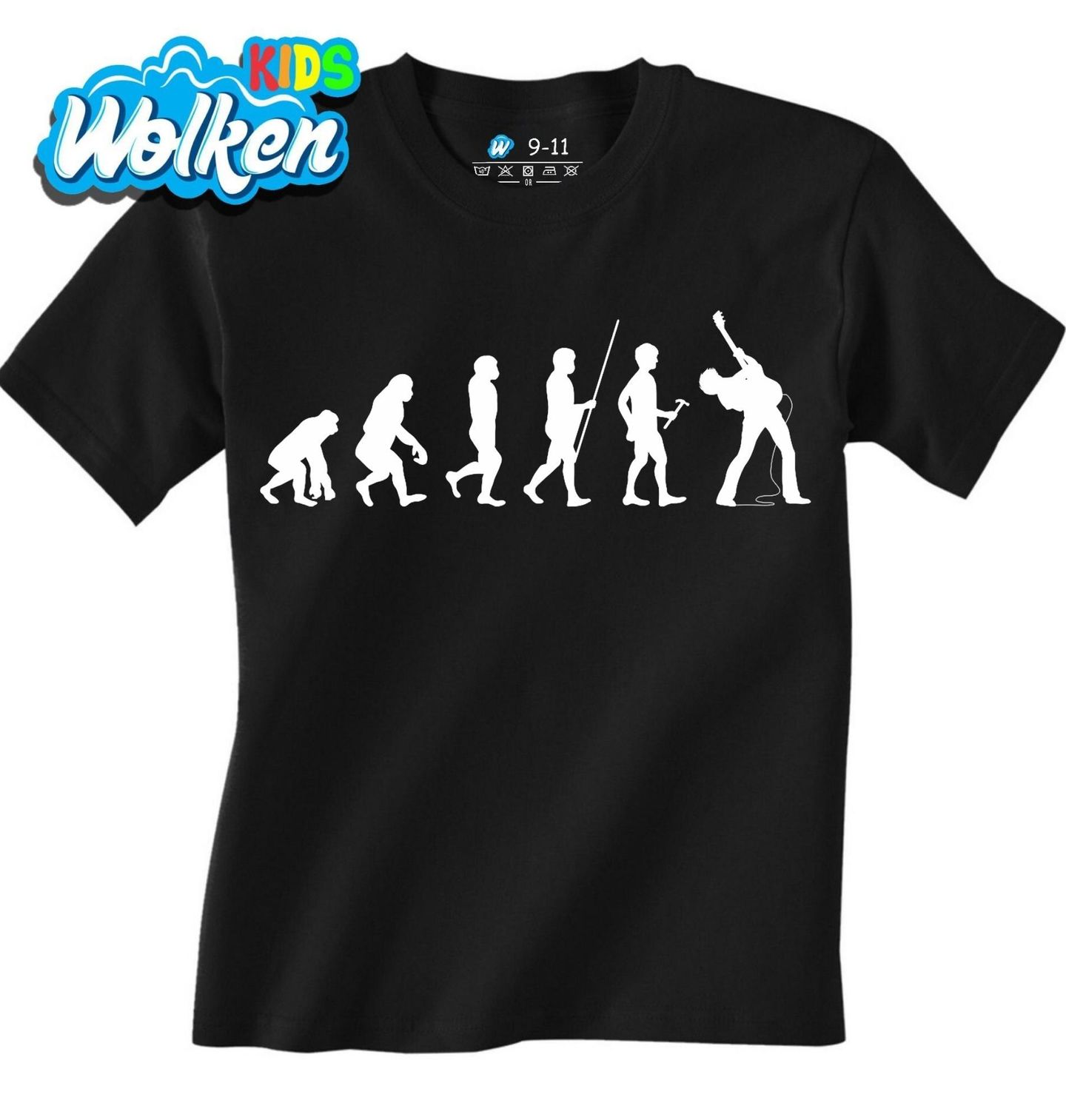 Dětské tričko Evoluce Kytaristy.jpg