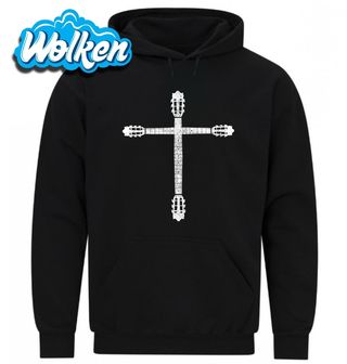 Mikina Křesťanský Kříž z Kytar.jpg