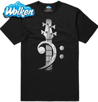 Pánské tričko Basový F-klíč Baskytara.jpg