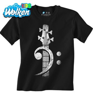 Dětské tričko Basový F-klíč Baskytara.jpg