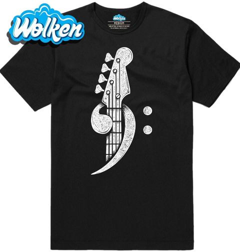 Obrázek produktu Pánské tričko Baskytara s Basovým Klíčem