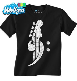 Dětské tričko Baskytara s Basovým Klíčem.jpg