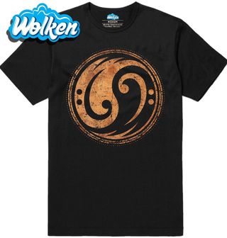 Pánské tričko Jin a Jang Basový Klíč.jpg