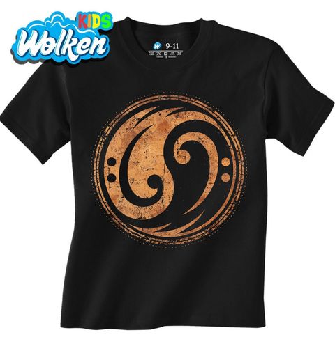 Obrázek produktu Dětské tričko Jin a Jang Basový Klíč