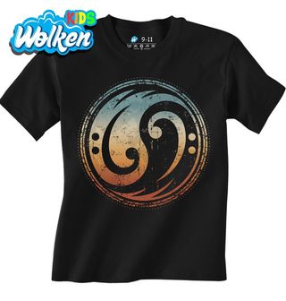 Dětské tričko Vintage Jin a Jang Basový Klíč.jpg