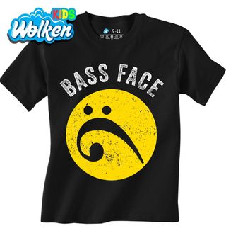 Dětské tričko Basový Klíč Emoji Bass Face.jpg