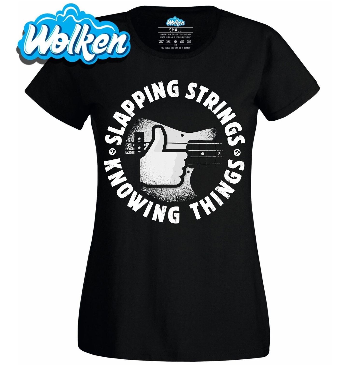 Dámské tričko Plácám do strun – vím, co dělám.jpg