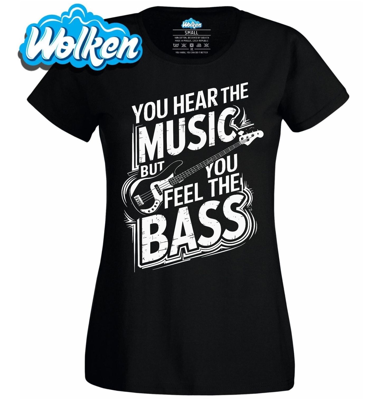 Dámské tričko Hudbu slyšíš, ale basu cítíš.jpg
