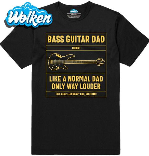 Obrázek produktu Pánské tričko Nejlepší Táta s Baskytarou