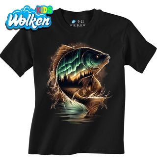 Dětské tričko Kapr v Polární Záři.jpg