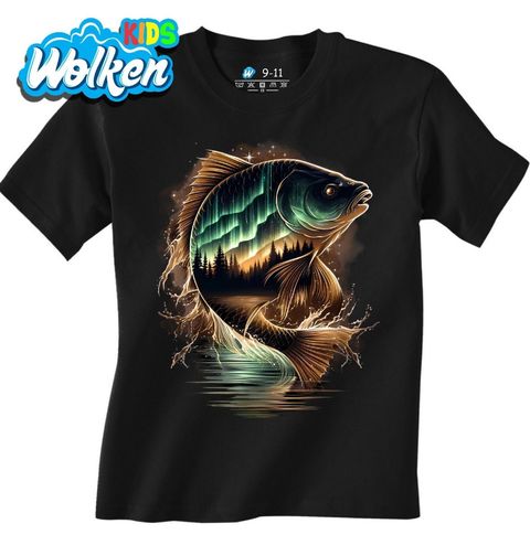 Obrázek produktu Dětské tričko Kapr v Polární Záři